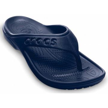 Crocs Baya Flip Szandál Férfi Sötétkék | HU 1206PJJQ